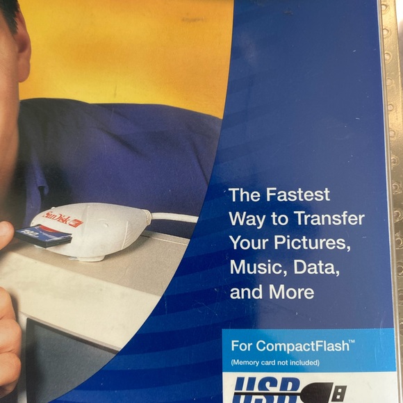 Genuine Vintage Sandisk Imagemate (SDDR-31) USB Compact Flash Card Reader *NOS* - Picture 7 of 10